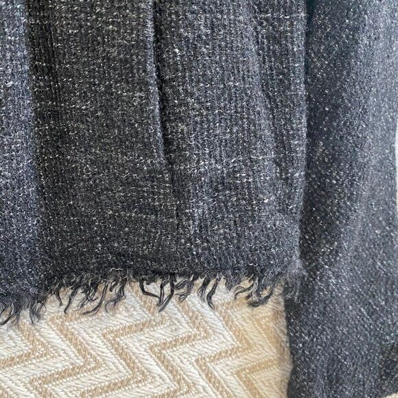 Eileen Fisher Black Textured Blazer - Picture 2 of 7